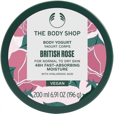 The Body Shop British Rose Йогурт для тела 200 мл