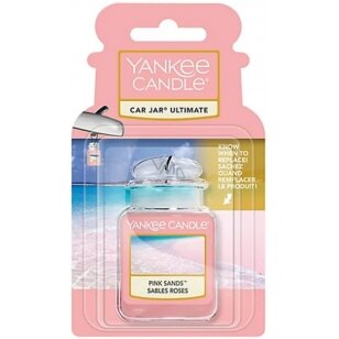 Yankee Candle Car Jar Ultimate Pink Sands oro gaiviklis 24 g