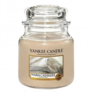 Yankee Candle Classic Medium Jar Warm Cashmere žvakė 411 g