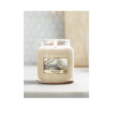 Yankee Candle Classic Medium Jar Warm Cashmere Свеча 411 g 2