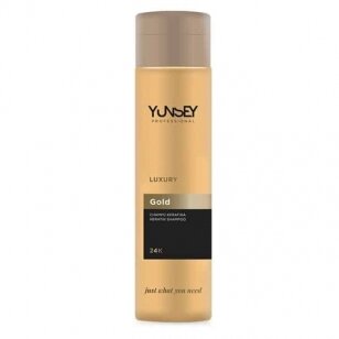 YUNSEY LUXURY šampūnas su 24k auksu ir keratinu, 300 ml