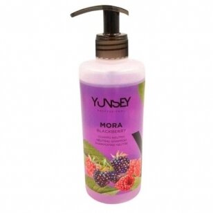 YUNSEY NEUTRAL SHAMPOO BLACKBERRY plaukų šampūnas gervuogių kvapo, 400 ml