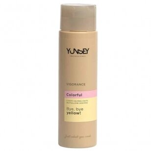 YUNSEY NEUTRALIZING SHAMPOO BYE BYE YELLOW šampūnas šviesiems plaukams neutralizuojantis geltonus tonus, 300 ml