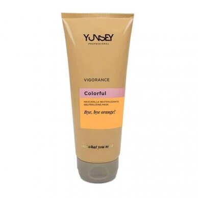 Маска для волос YUNSEY нейтрализующая оранжевые оттенки NEUTRALIZING MASK BYE BYE ORANGE, 200 мл