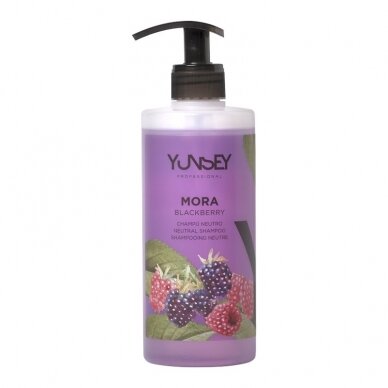 YUNSEY NEUTRAL SHAMPOO BLACKBERRY plaukų šampūnas gervuogių kvapo, 1000 ml