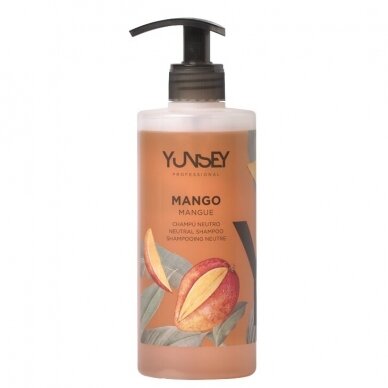 YUNSEY NEUTRAL SHAMPOO MANGO plaukų šampūnas mangų kvapo, 1000 ml