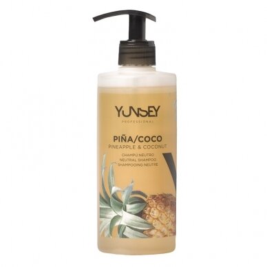 YUNSEY NEUTRAL SHAMPOO PINA&COCO plaukų šampūnas ananasų ir kokoso kvapo, 1000 ml